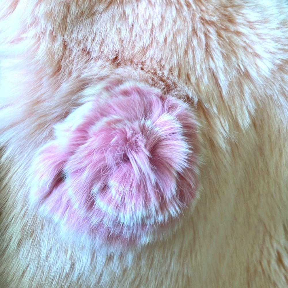 Faux pink fur shrug vest - Picture 5 of 5